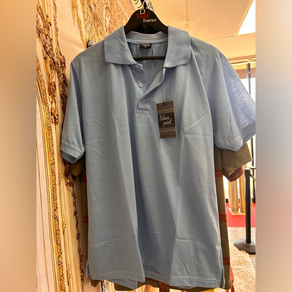 Blue polo men’s shirt